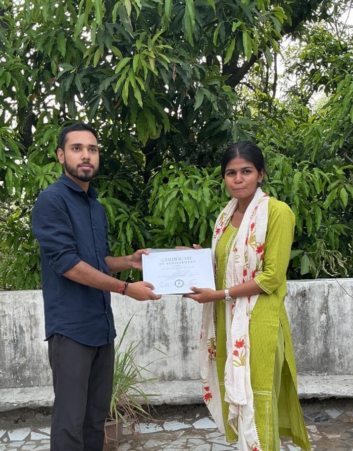 Livelihood program certificate distribution